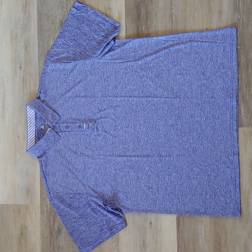NWT Speed Your Run Men's Scodi Polo Shirt Purple Size 2XL